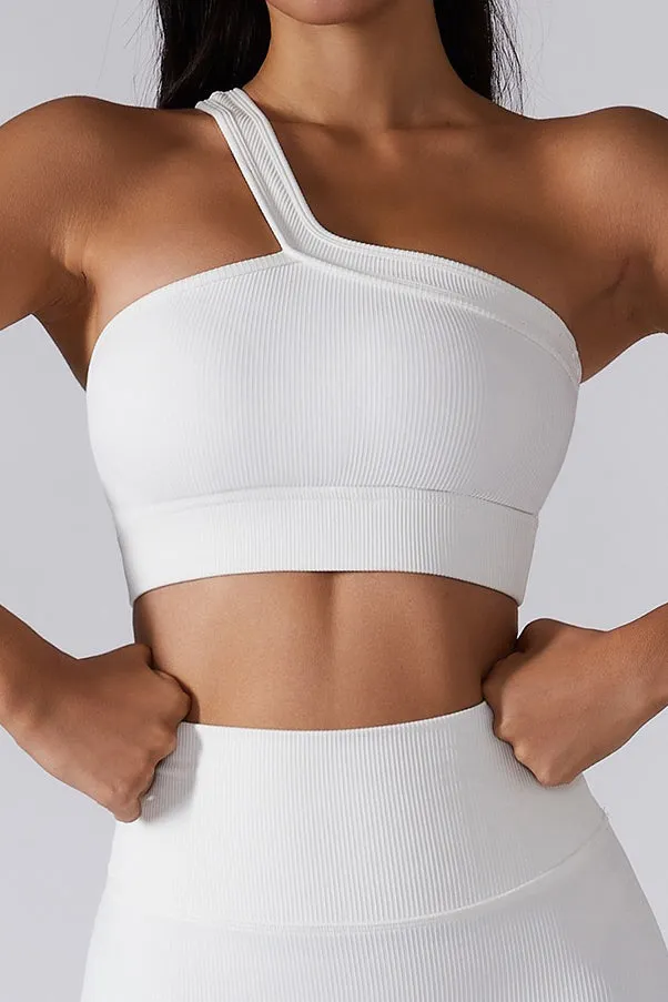 Timeless One Shoulder Sports Bra