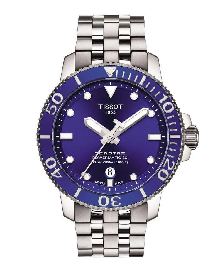 Tissot Seastar 1000 Powermatic 80 Automatic Men's Watch T1204071104100