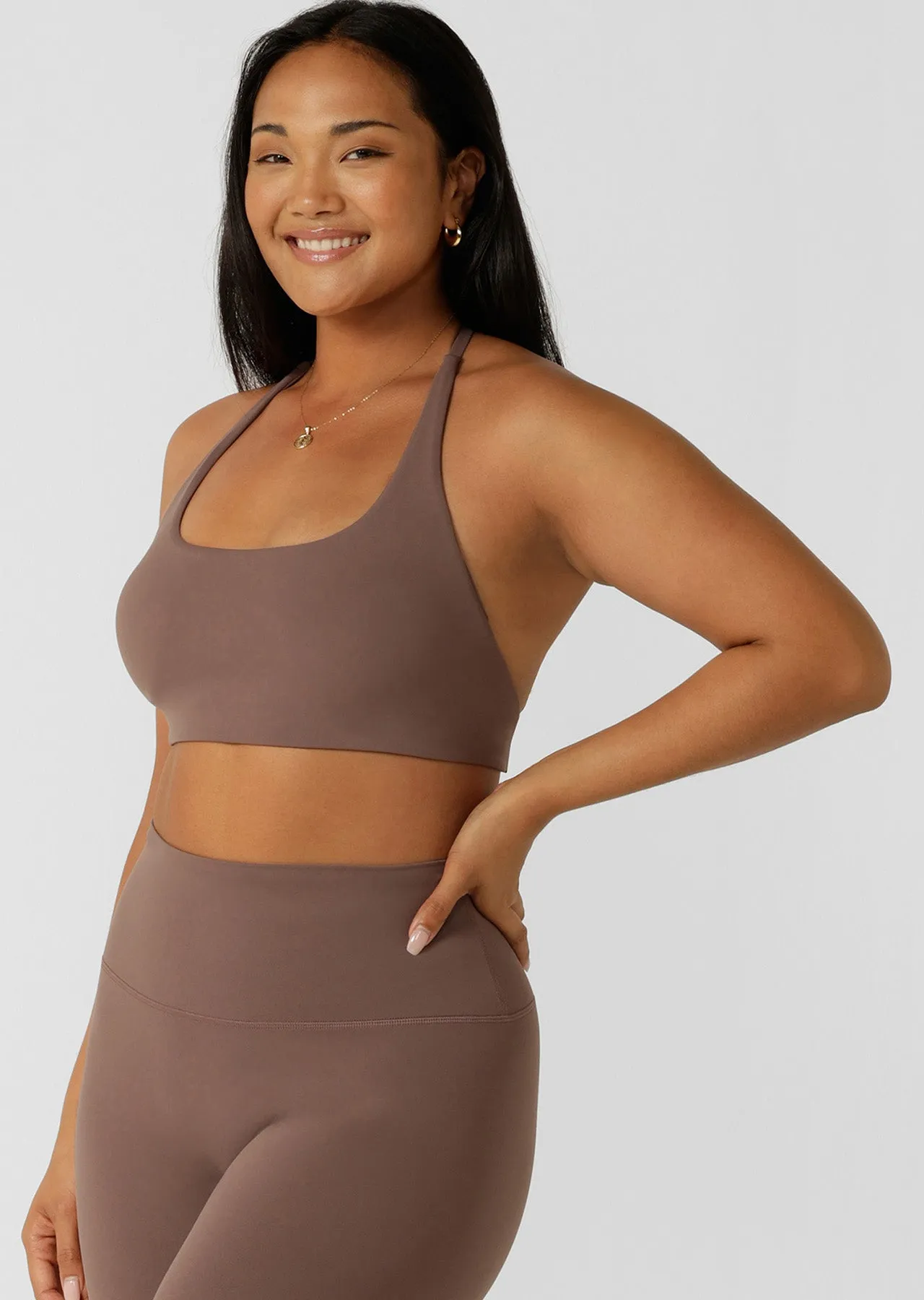 Total Bliss Sports Bra | Stone