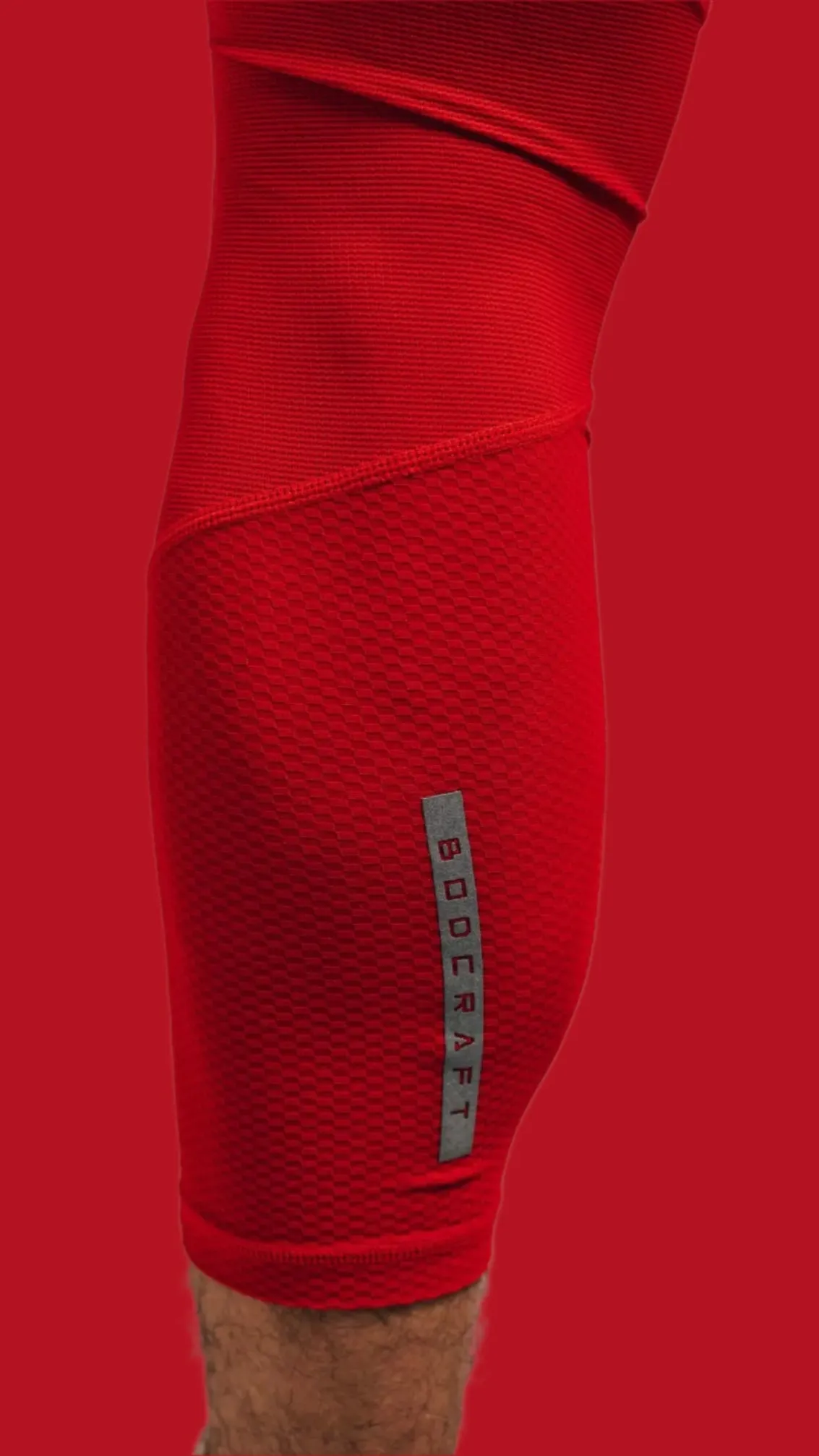 Total War Battle Vented Mesh Training Tight - Candy Apple Red