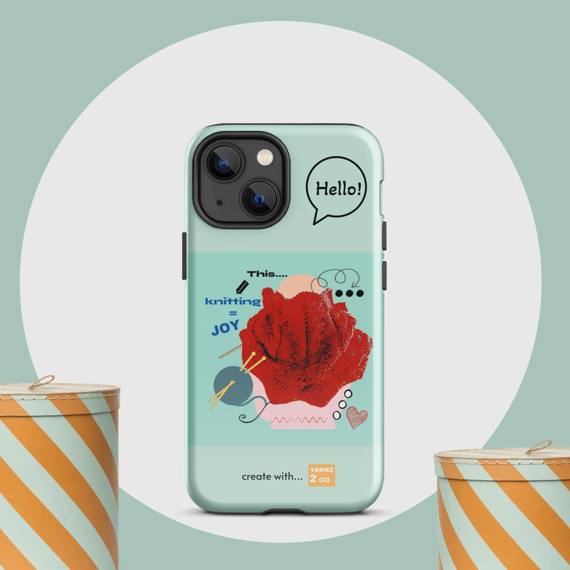 Tough iPhone® case for knitters