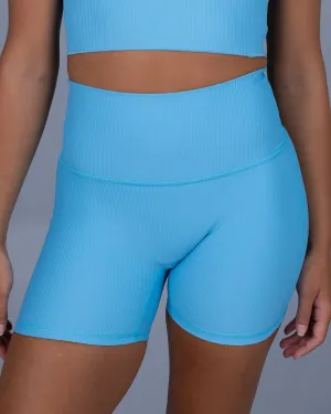 Turquoise 4" Bike Shorts
