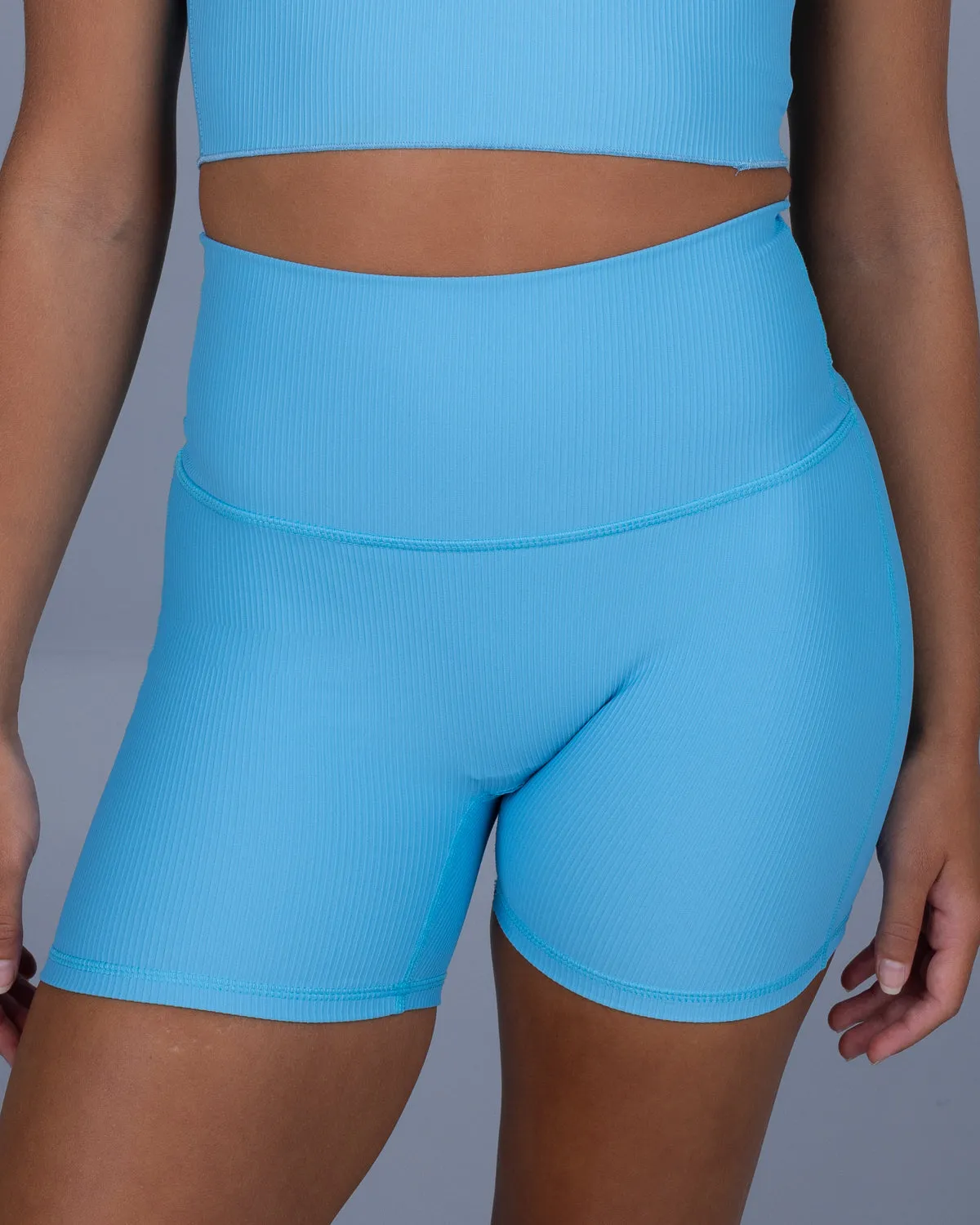 Turquoise 4" Bike Shorts