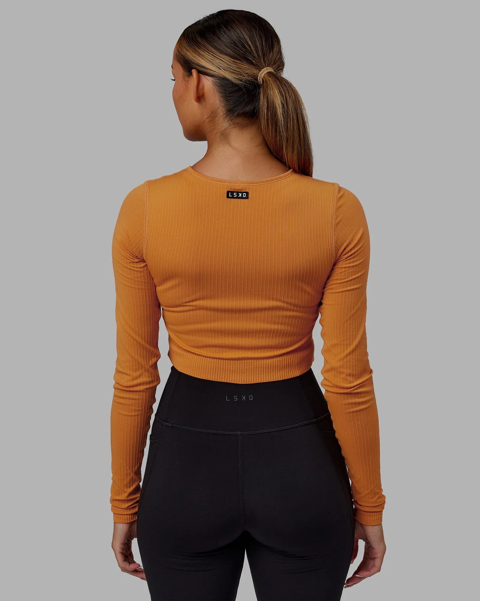 Ultra Soft Seamless Long Sleeve Top - Sundial