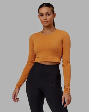 Ultra Soft Seamless Long Sleeve Top - Sundial