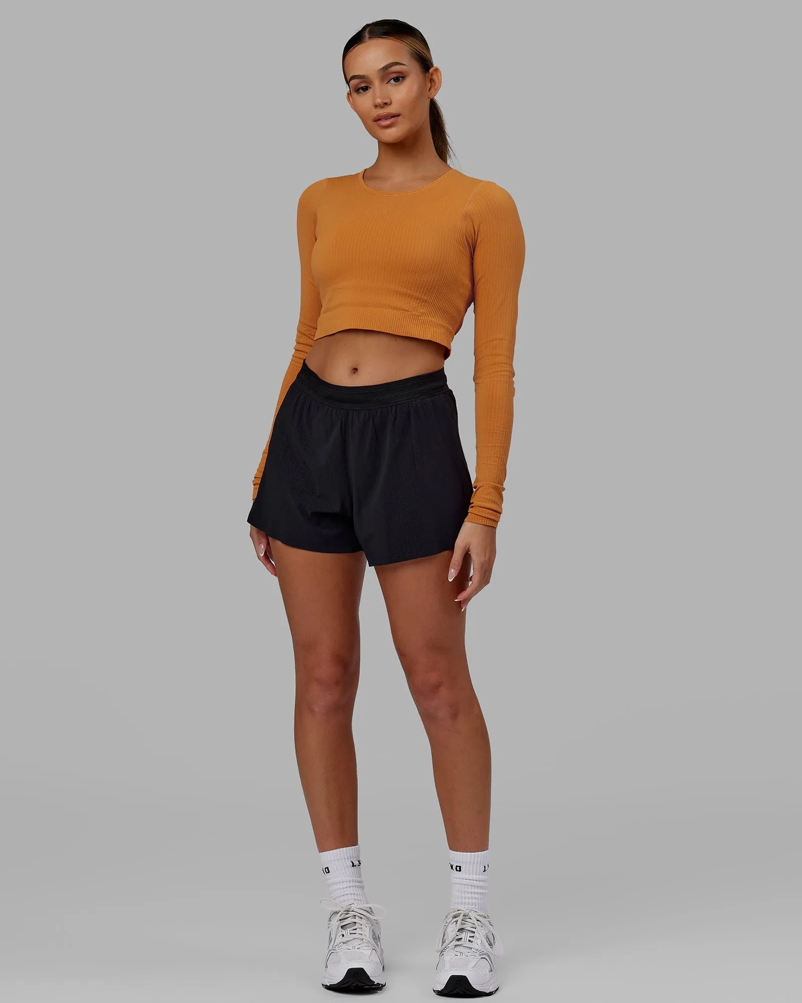 Ultra Soft Seamless Long Sleeve Top - Sundial