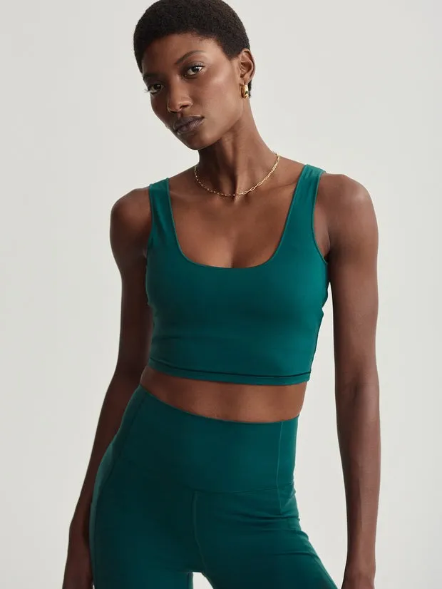 Varley Shape Dayton Bra in Conifer