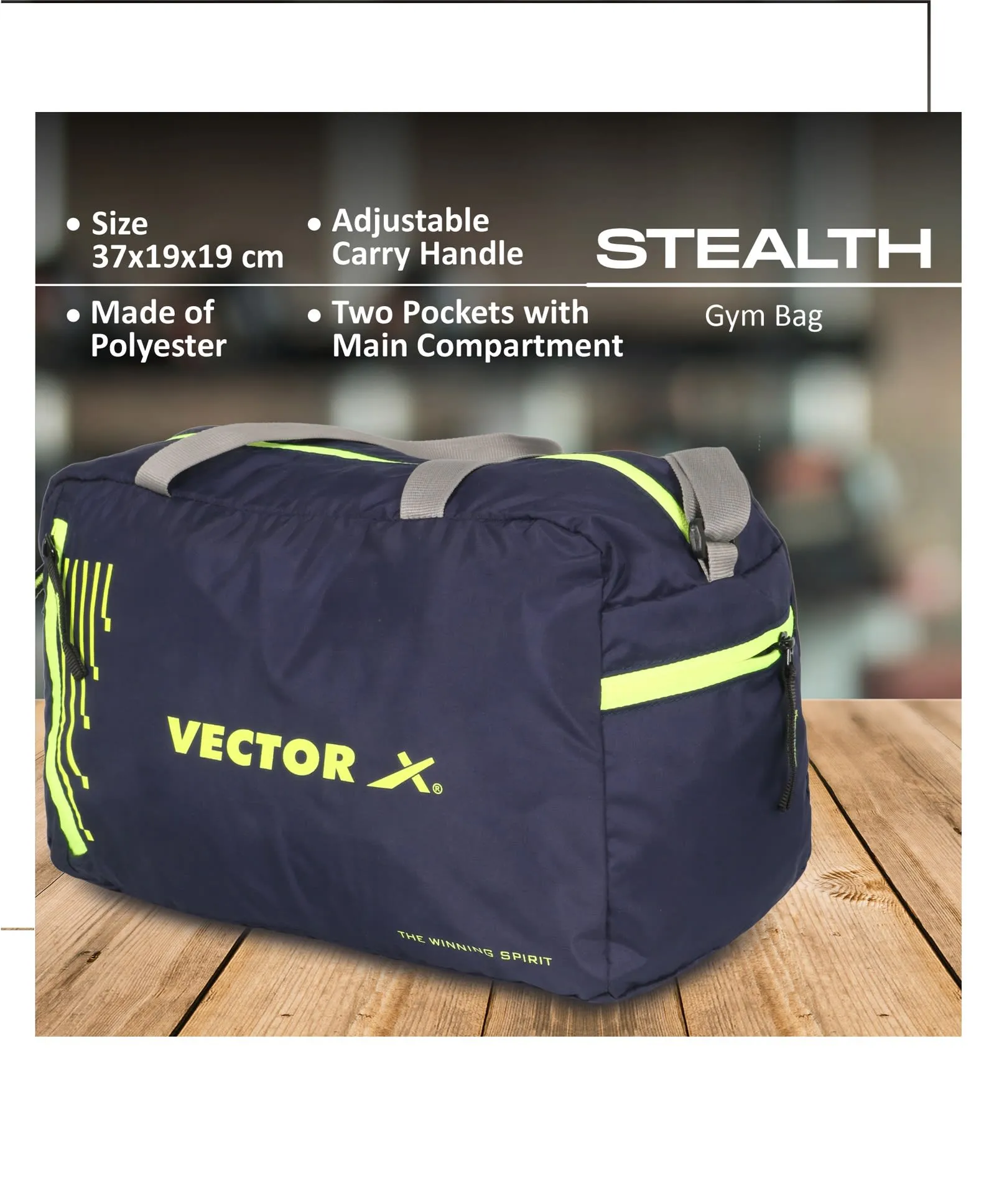 VECTOR X Stealth KIt Bag II Shoulder bag II Luggage Bag (Navy-Yellow) 14 L