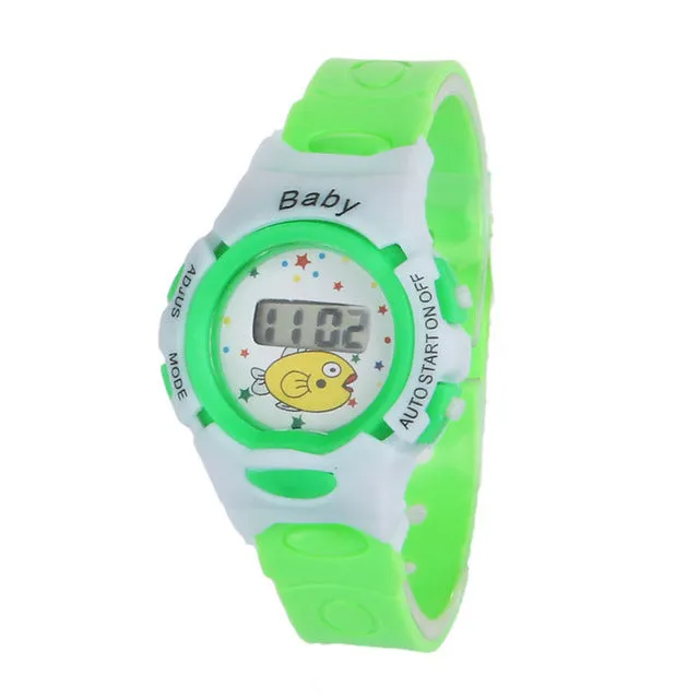 Watches Unisex Silicone Colorful Boys Girls Students Time Electronic Digital Wrist Sports Watch Children