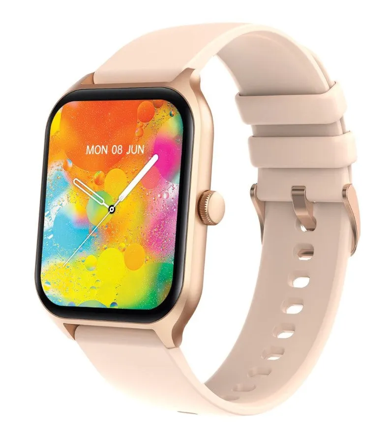 Waterproof Fitness Watch  Large Screen BT Calling