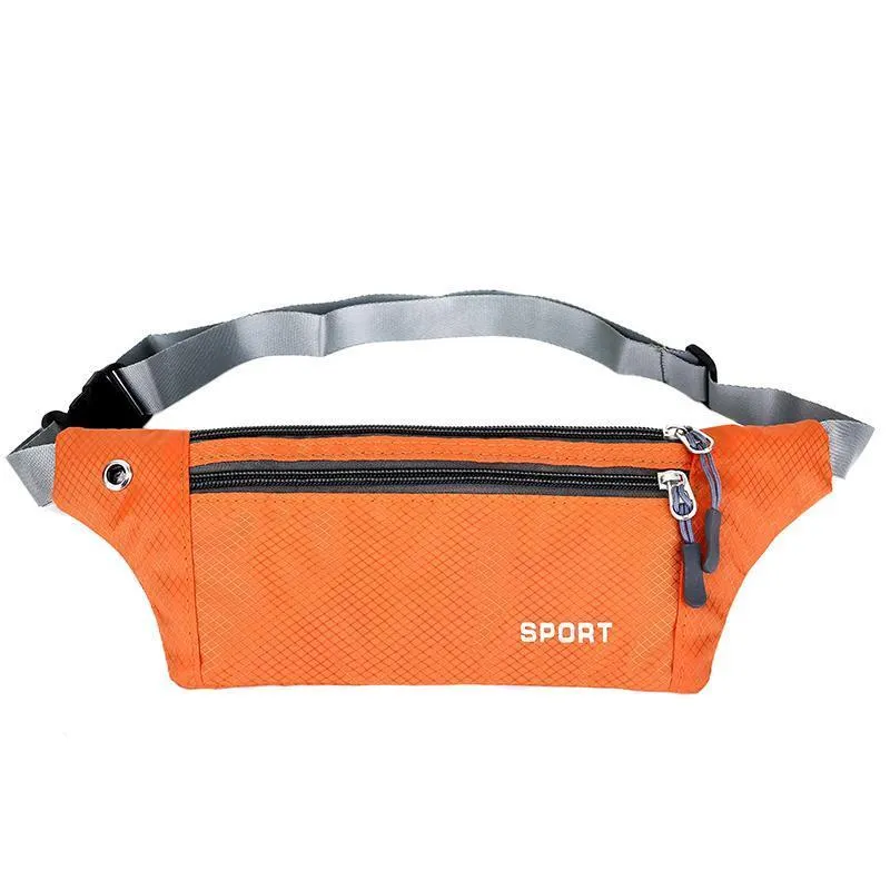 Waterproof Running Belt Bum Bag Travel Waist Bags Money Zip Pouch Sports Wallet