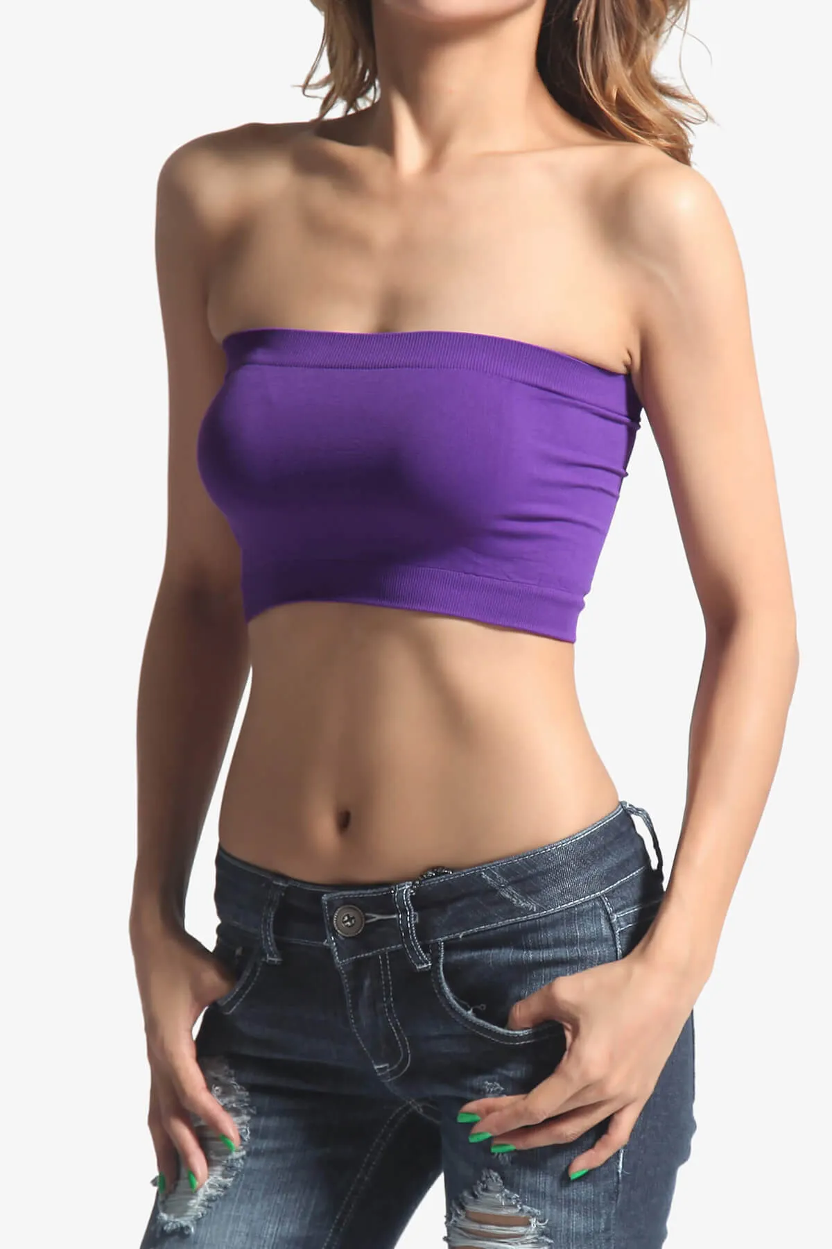 Wendi Seamless Crop Bandeau