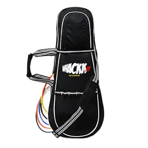 WHACKK Smash Black White Tennis/Squash/Badminton kit Bag (9099), 2XL (9099i)