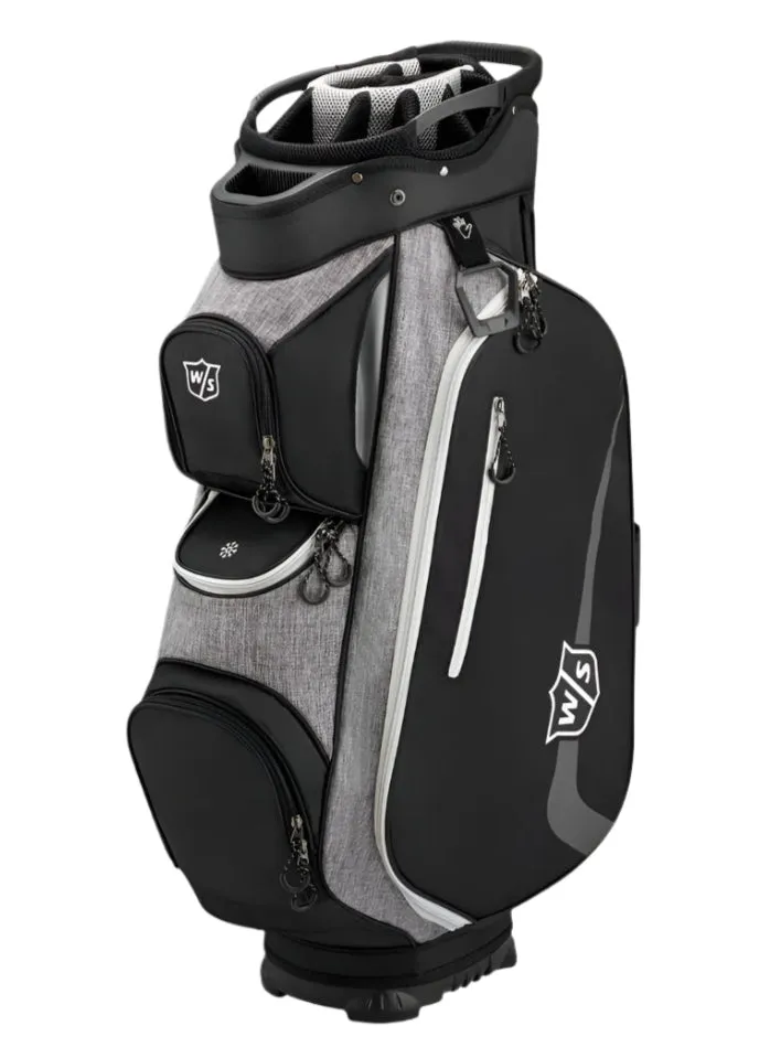 Wilson Mens Staff Xtra Golf Cart Bag Grey