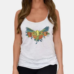 Winged Bird of Freedom - Women's Triblend Racerback Tank