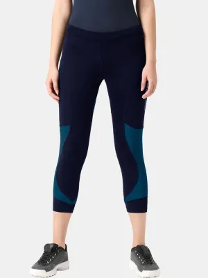 Women Navy Blue Solid  Capri - Gambit-NY