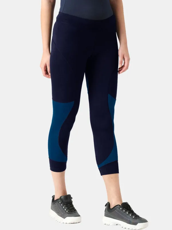 Women Navy Blue Solid  Capri - Gambit-NY