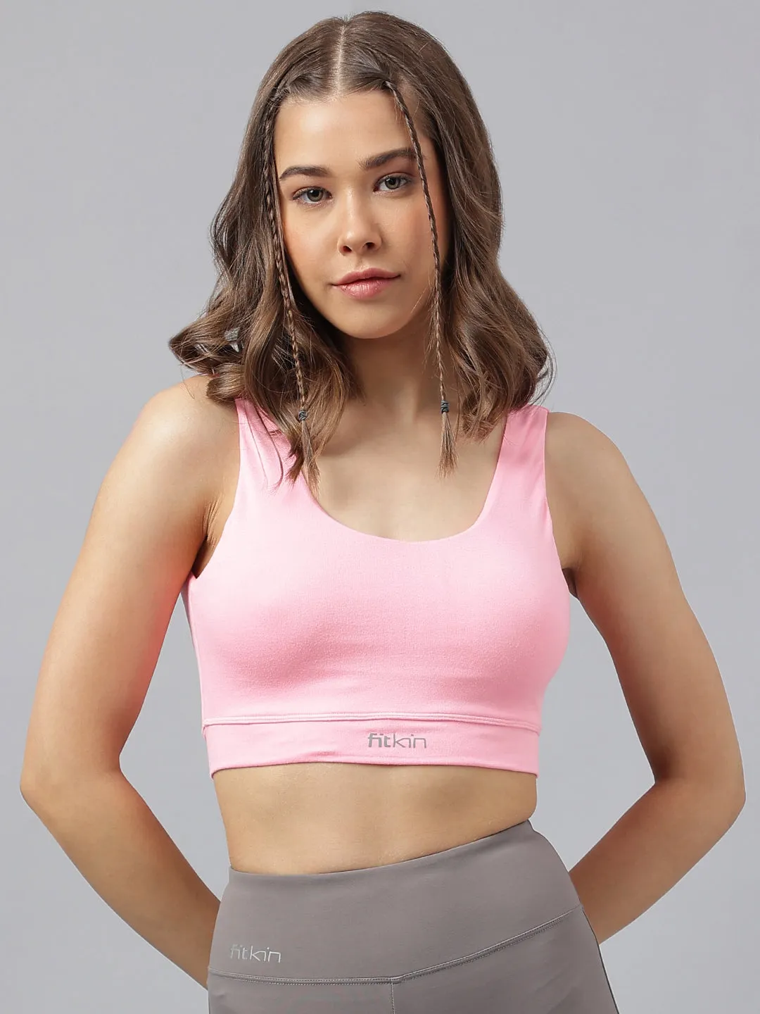 Women's crop tank sports bra