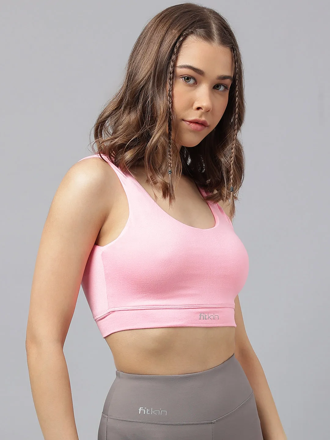 Women's crop tank sports bra