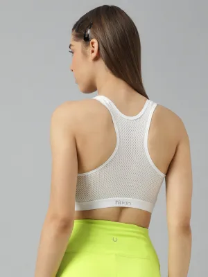 Women's racerback super soft back mesh sports bra