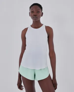 Womens Run Tank White