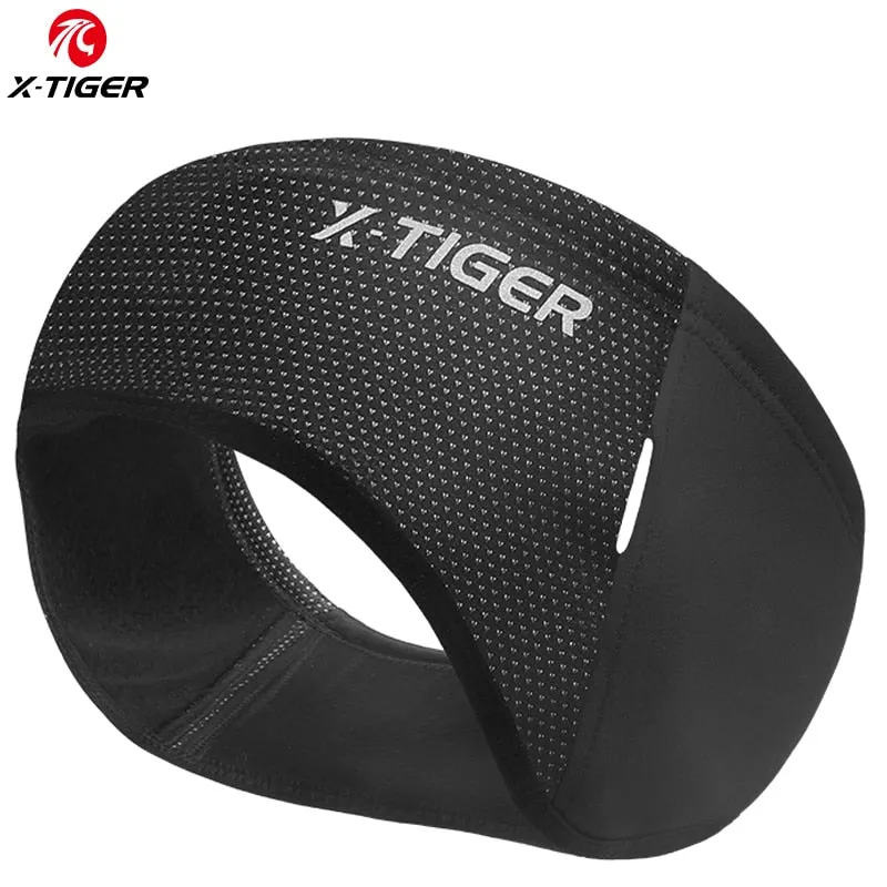 X-TIGER Outdoor Sports Cycling Headwear Winter Windproof Cycling Headband Cap Keep Warm Fleece Bike Equipment Ear Warmer