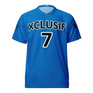 XCLUSIF POETIX BLUE & BLACK unisex sports jersey