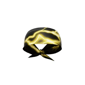 Yellow Lightning Tie Headband | Elite Athletic Gear