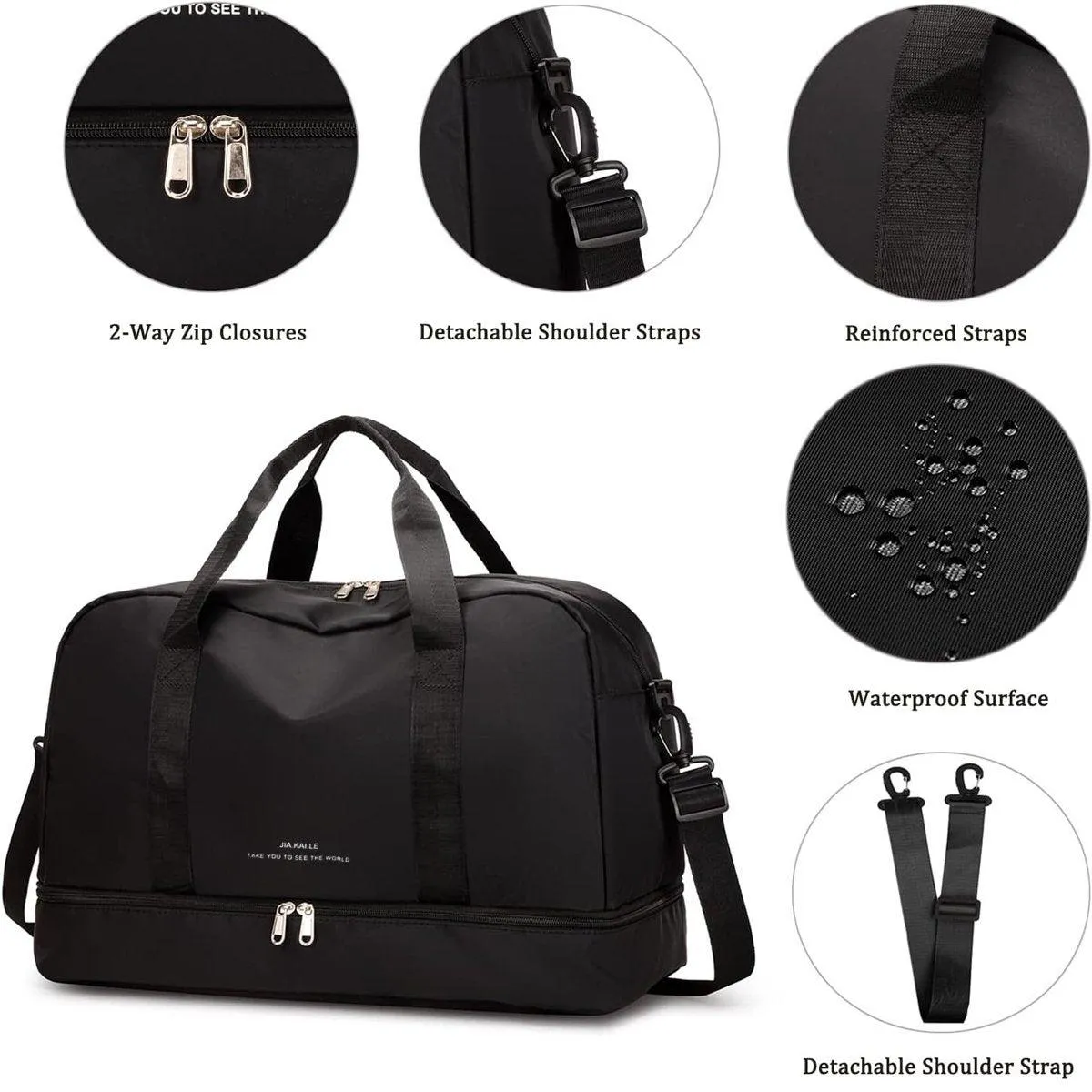 Yoga Fitness Bag Outdoor Sports Travel Bag Large Capacity Gym Luggage Bag