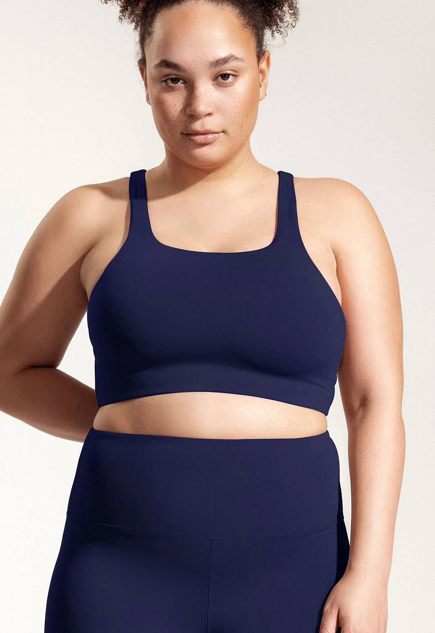 Yoga Top "Mica" in dark blue