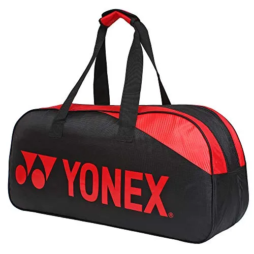 YONEX 9631MS BT6 Foam Badminton Bag, BT 6 (Black/Red)