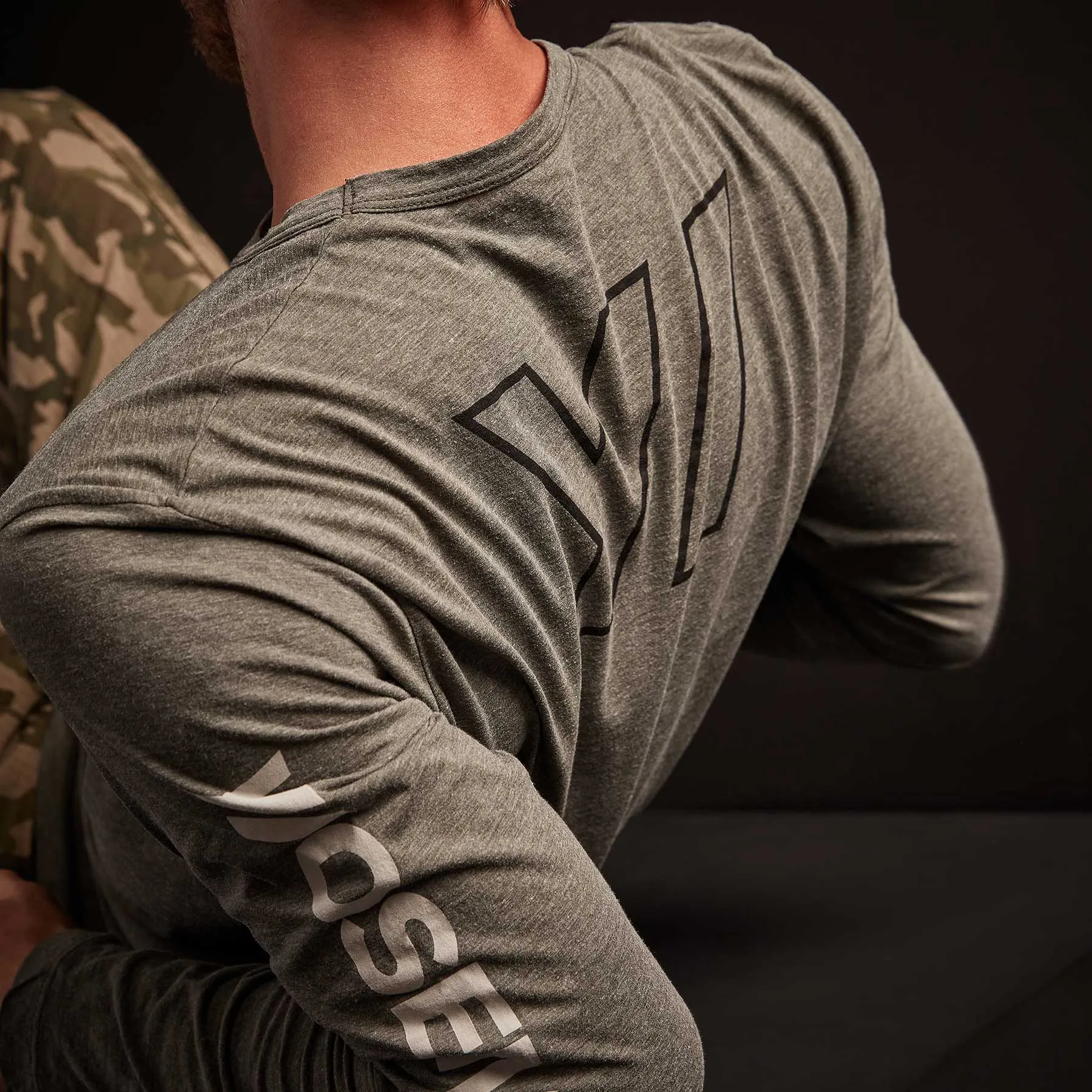 Y/OSEMITE Melange Tech Jersey Crew - Evergreen