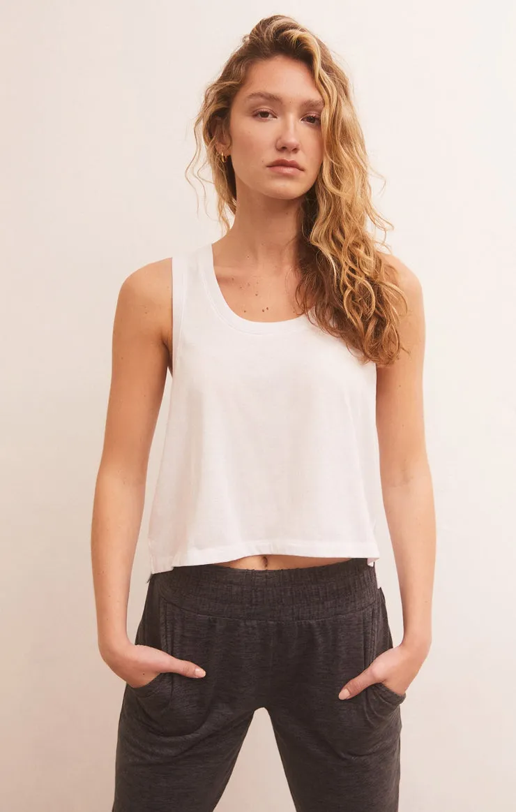 Z SUPPLY | Soft Scoop Tank {White}