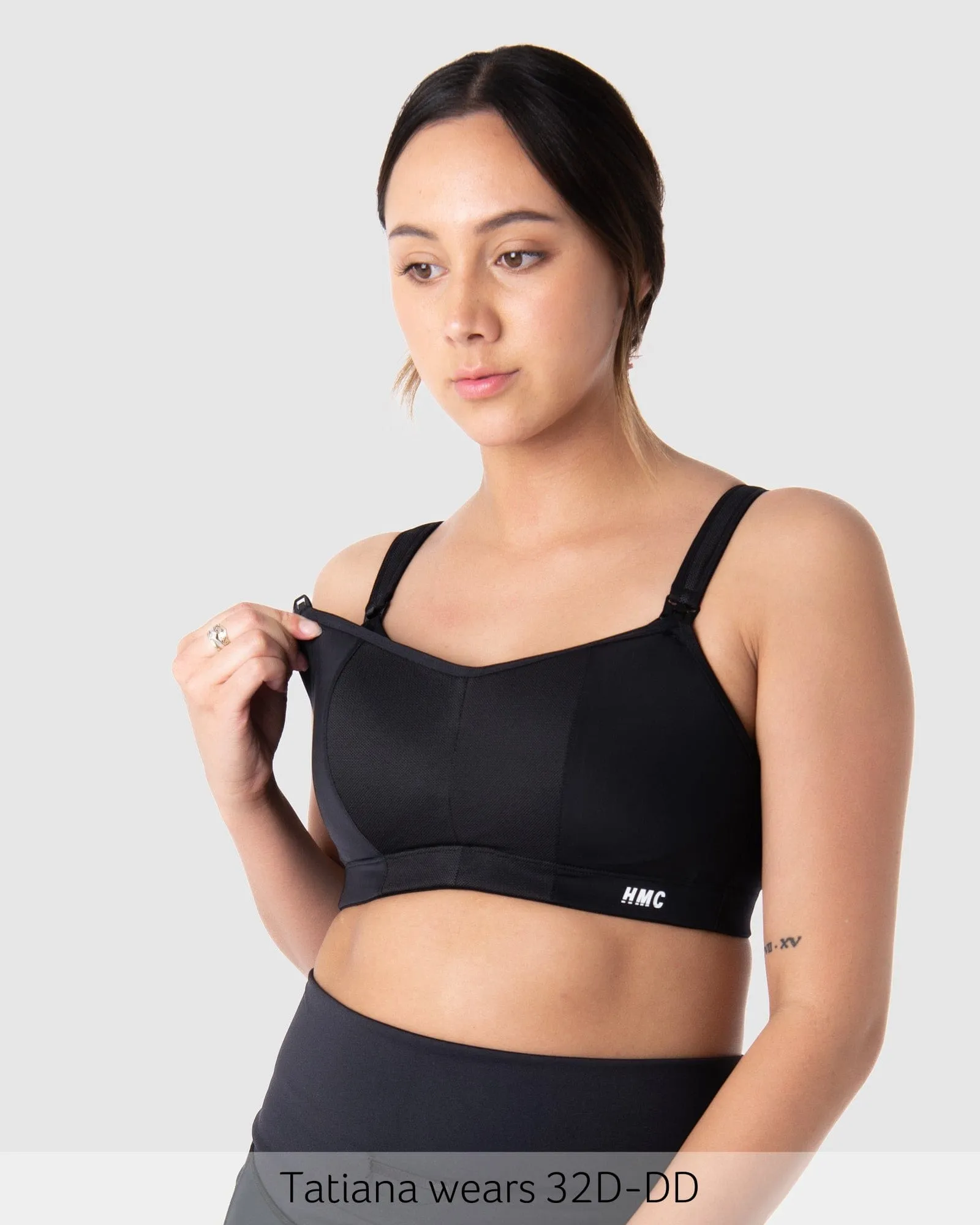 Zen Sports Nursing Bra - Black