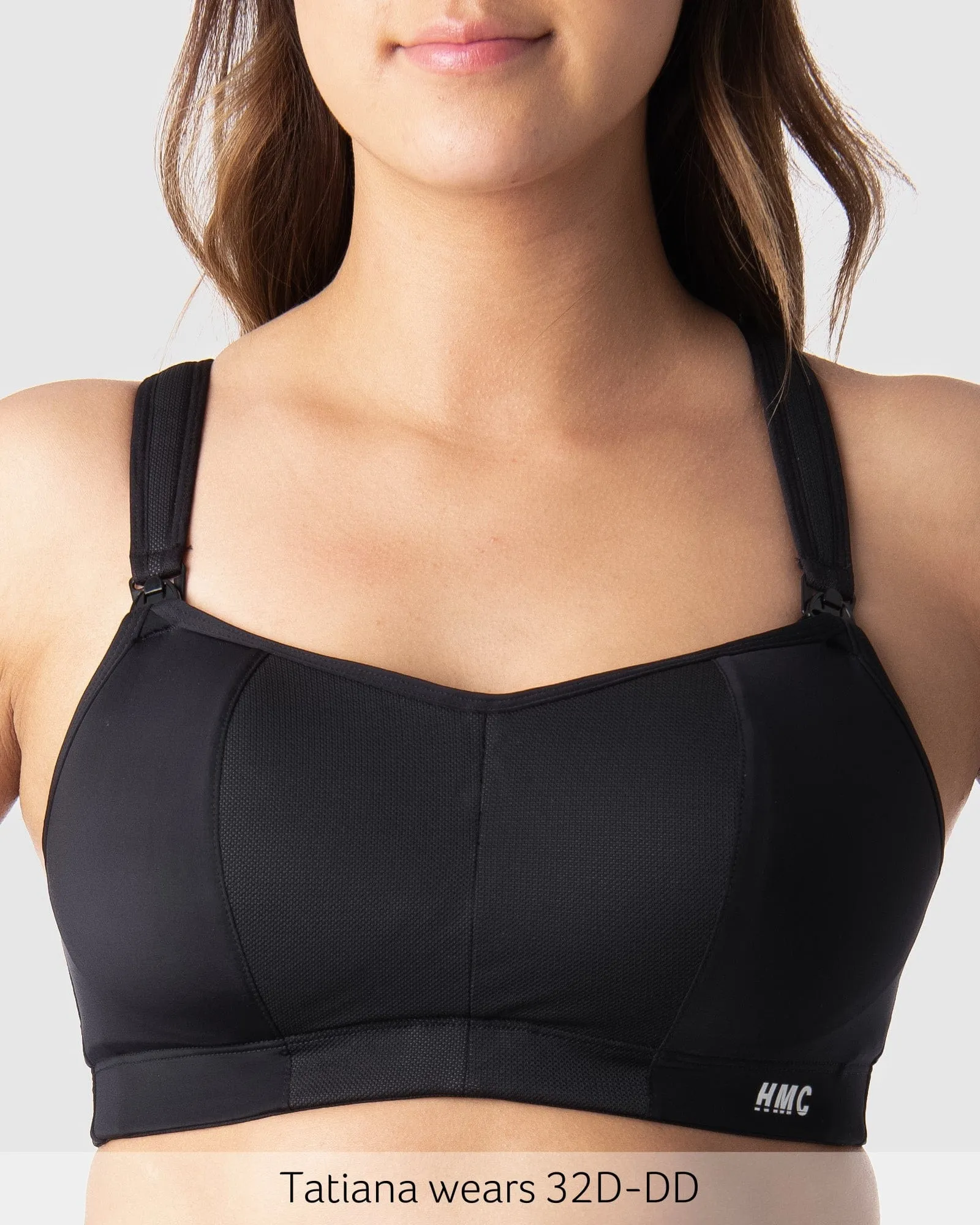 Zen Sports Nursing Bra - Black